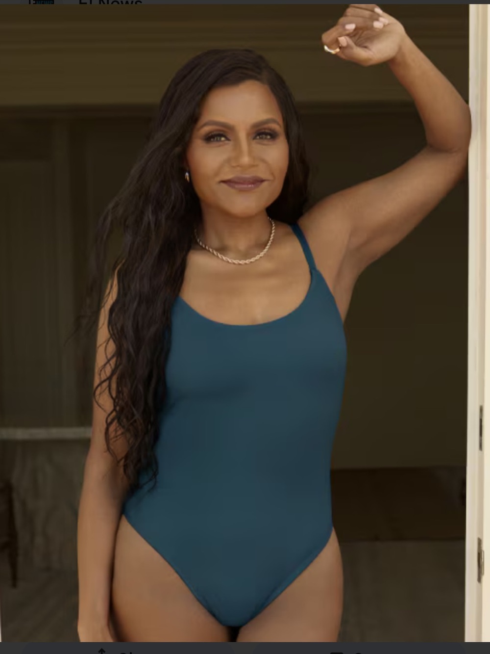 ANDIE SUMMER SWIM SALE - Andie X Myndi Marco in Teal “Popcorn” fabric LIKE NEW